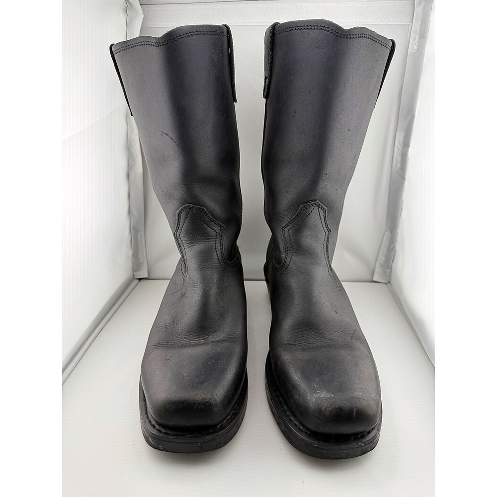 Dingo Oil Resistant Men's 10 D Leather Upper Boots Measure 12.5" Heel To Top